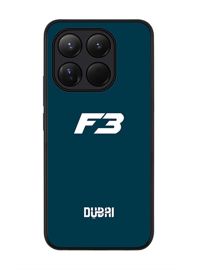 For Xiaomi 15T Case,Slim fit Camera Protection, Shockproof Thin Phone cover  -  Faz3 Dubai Blue